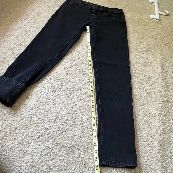 Simple Vera Wang Womens Pants 4 Mid-Rise‎ Black Denim Jeans Casual Streetwear - Picture 11 of 12